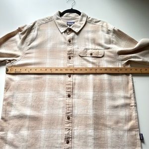 Patagonia Flannel Long-Sleeve Cotton in Conversion LW Fjord Flannel Shirt Sz XL